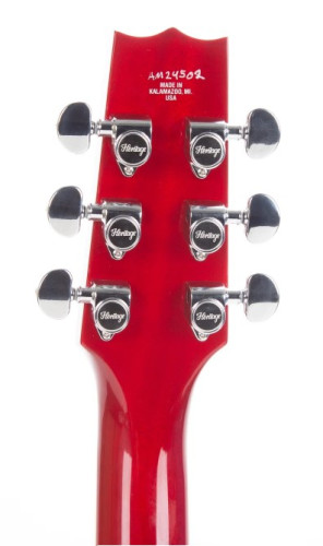 Guitare électrique HERITAGE Standard H-535 Semi-Hollow Trans Cherry