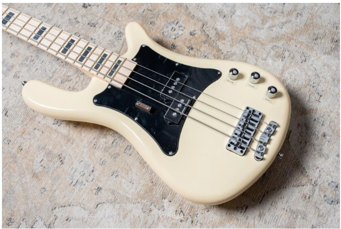 Bajo WARWICK RockBass Artist Line Adam Clayton, 4-String - Solid Creme White High Polish