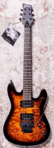 Guitare électrique FRAMUS D-Series Diablo Progressive X / BH / Antique Tobacco Trans HP