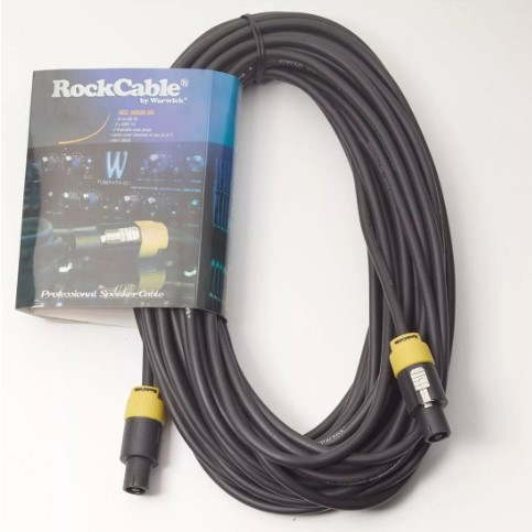 Cable de altavoz ROCKCABLE tipo Neutrik 20m RCL30520D8