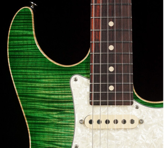 Guitare électrique TOM ANDERSON Drop Top Classic Natural Key Lime Burst