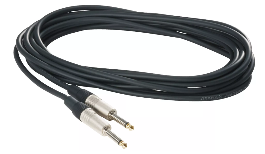 Câble d'instrument ROCKCABLE jack droit RC30209D6 noir 9m