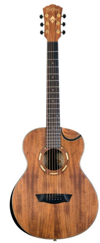 Guitare acoustique WASHBURN Comfort G-MINI 55 Koa naturel