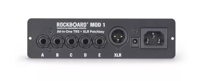 RockBoard MOD 1 V2 – TRS & XLR, IEC & Barrel Patchbay