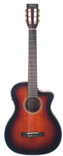 Guitarra Electroclásica VALENCIA VA434CESB Sunburst