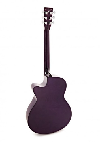 Guitare electroacoustique TANGLEWOOD Azure Super Folk, Foxglove Purple - TA4CE PU