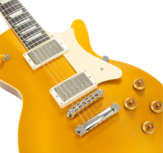 Guitare électrique HERITAGE Custom Shop Special H-150 GoldTop Throbak Humbuckers