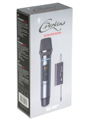 Micrófono inalámbrico PERKINS UHF con receptor - MIC-PRO-HF