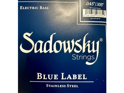 Cuerdas SADOWSKY bajo 4 cuerdas 45-105 Blue Label 34"Scale