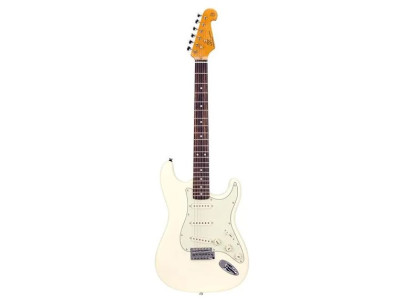Guitarra eléctrica SX ST62 Strato Vintage White