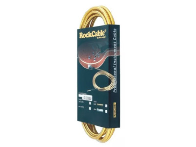 Câble ROCKCABLE RCL30253 D7/Gold, Instrument, 3mt