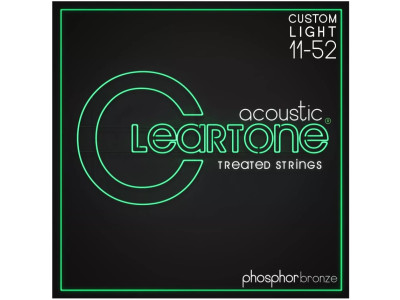 Cuerdas CLEARTONE 11-52 Acustic Guitars Phos-Bronze Custom Light