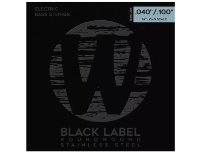 Cordes de basse WARWICK 4 Black Label 40-100