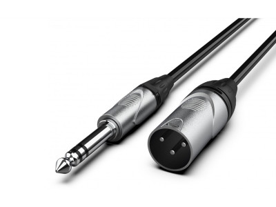 Cable AUDIBAX Pro XLR Macho a Jack Balanceado - 3m