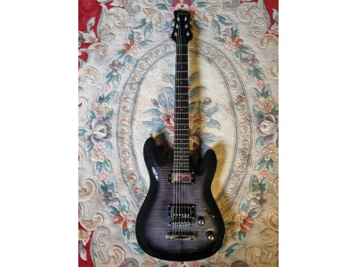 Guitare électrique FRAMUS D-Series Diablo Supreme, Nirvana Black Transparent