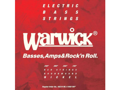 Cordes WARWICK Baix 4 cordes 40 - 100 46210