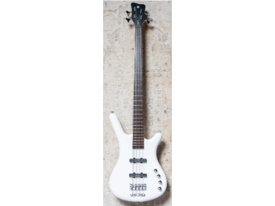 Basse WARWICK Rockbass Corvette Basic 4 cordes Solid White High Polish