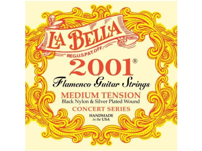 Cuerdas LA BELLA Flamenco B2001FM Tensión Média