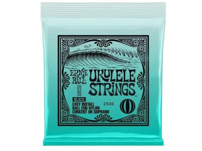 Cuerdas ERNIE BALL 2326 BLACK Ukelele Concert / Soprano