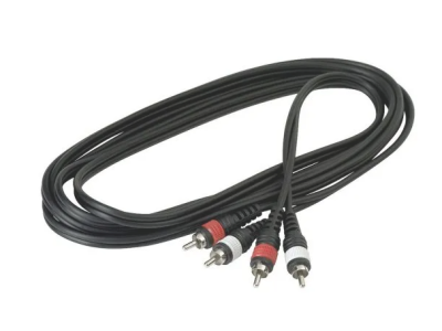 Cable ROCKCABLE RCL20944 D4, 2 x RCA / 2 x RCA, 3mt