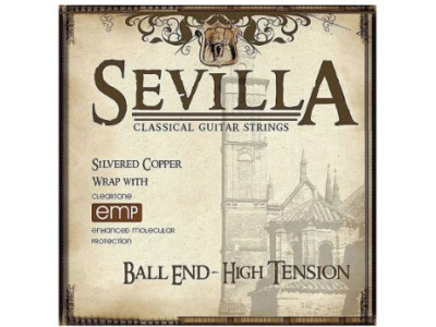 Cuerdas SEVILLA Guitarra Clásica Tensión Alta / Ball End