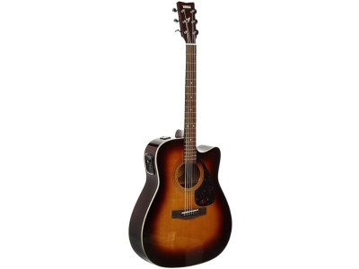 Guitare electroacoustique YAMAHA Full Size - Tobacco Brown Sunburst GFX370CTBS