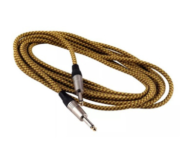 Cable de instrumento ROCKCABLE – 3m, Vintage Tweed - RCL30203 TC D/GOLD