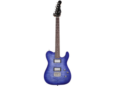 Guitare électrique G&L Tribute Asat Classic Deluxe Carved Top Blueburst