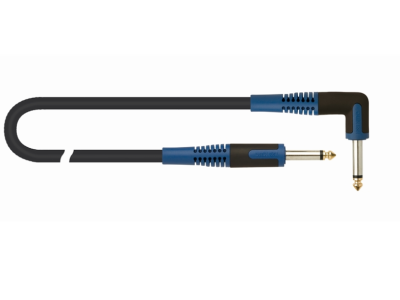 Cable de instrumento QUIKLOK recto/acodado 6m negro RKSI 205-6